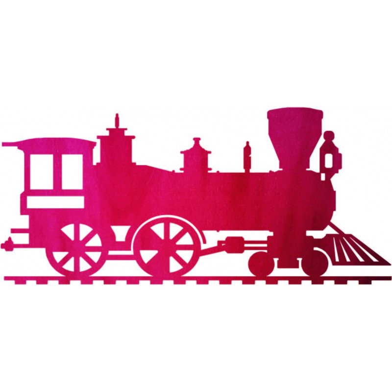 Pictură murală din lemn tren, locomotivă - THOMAS