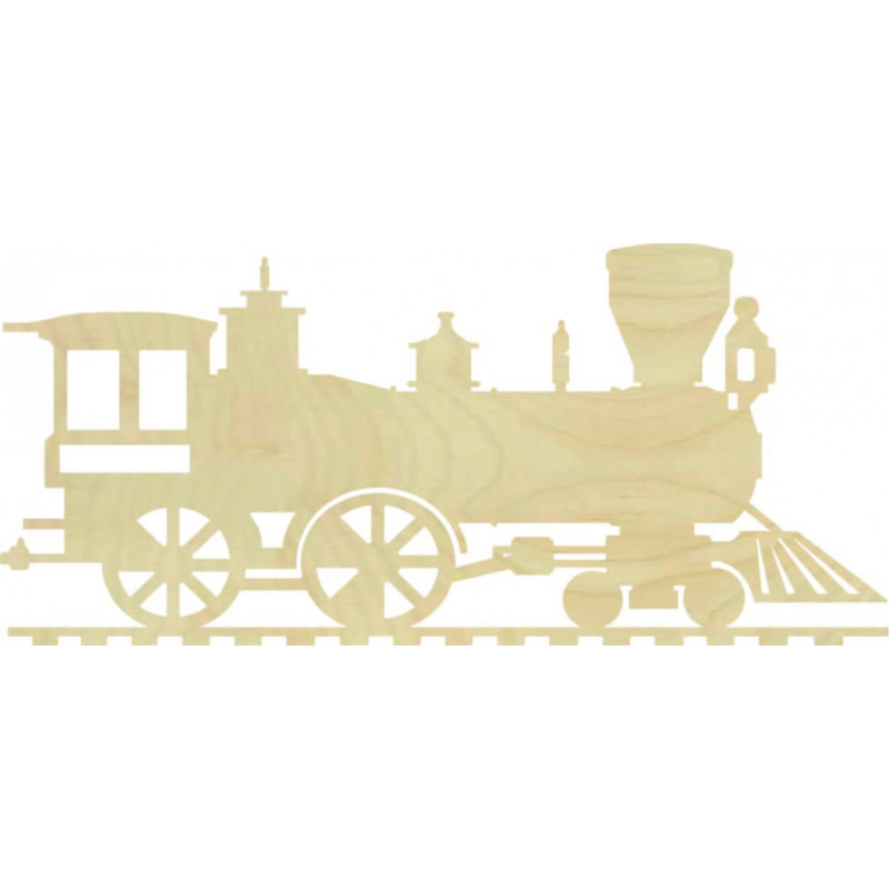 Imagine de perete din lemn tren, locomotivă| THOMAS