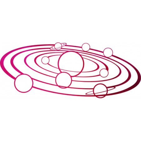 Artă de perete modernă Sistem solar - SOLAR