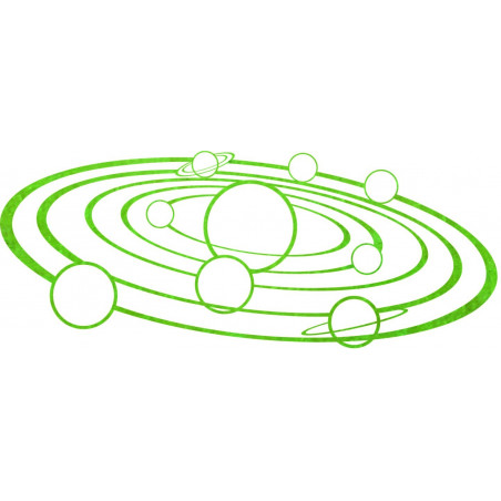 Artă de perete modernă Sistem solar - SOLAR