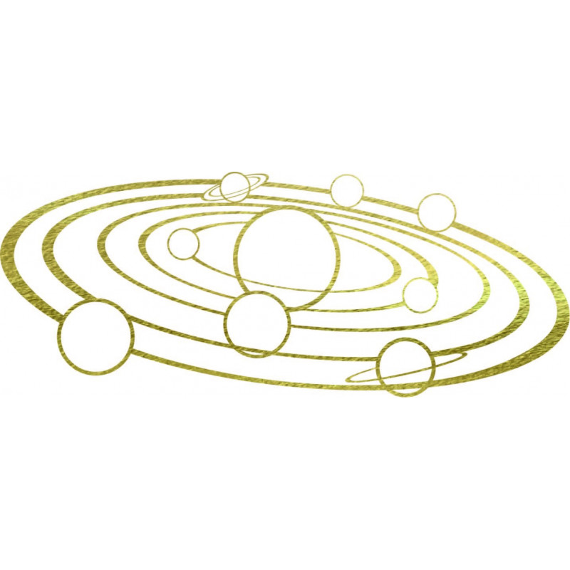 Artă de perete modernă Sistem solar - SOLAR