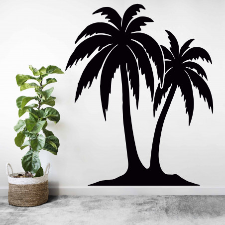 Pictură sculptată pe peretele unui palmier - TROPICAL | SENTOP