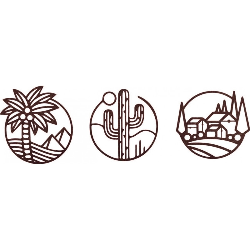 Pictură murală Sahara în trei piese - ARAHSA