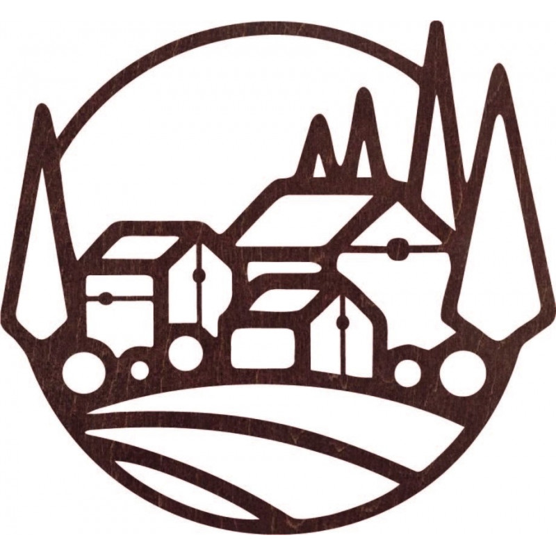 Case cu tablouri de perete din lemn - MOLDE