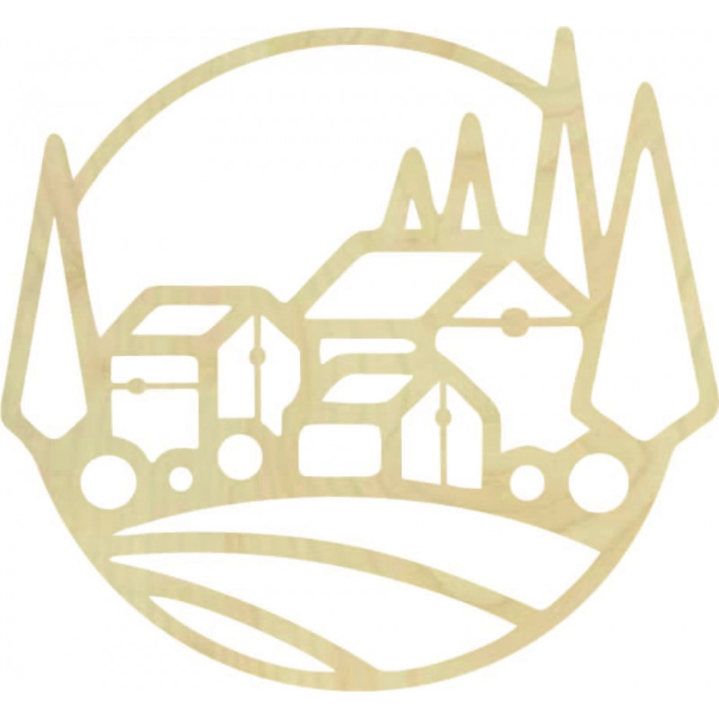 Case cu tablouri de perete din lemn - MOLDE