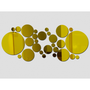 Oglinzi decorative. Sticker de perete cu oglindă, ca imagine sau decor, sticker acrilic 3d 2