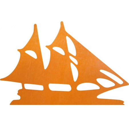 Tablou sculptat pe peretele unui velier din lemn - MARINER | SENTOP