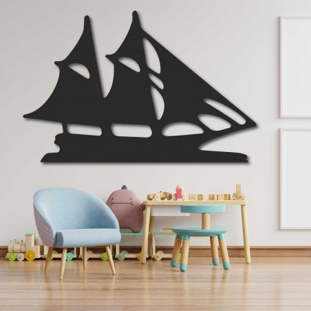 Tablou sculptat pe peretele unui velier din lemn - MARINER | SENTOP