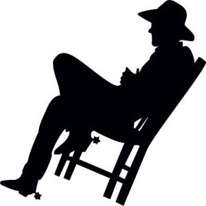 Tablou elegant din lemn pe perete - COWBOY | SENTOP 2