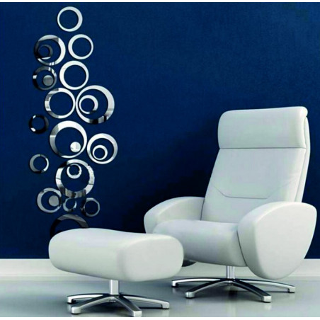 Oglinzi decorative. Autocolante oglinda pe perete ca o imagine sau decor, autocolant 3D acrilic