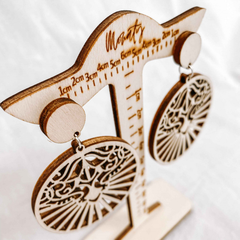 Cercei din pandantiv din lemn LILIEN - MONATY |...