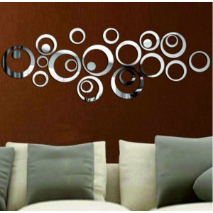 Oglinzi decorative. Autocolante oglinda pe perete ca o imagine sau decor, autocolant 3D acrilic 2