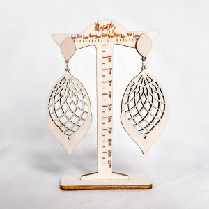 Cercei din pandantiv din lemn MELLIFLUOUS - MONATY | SENTOP 2