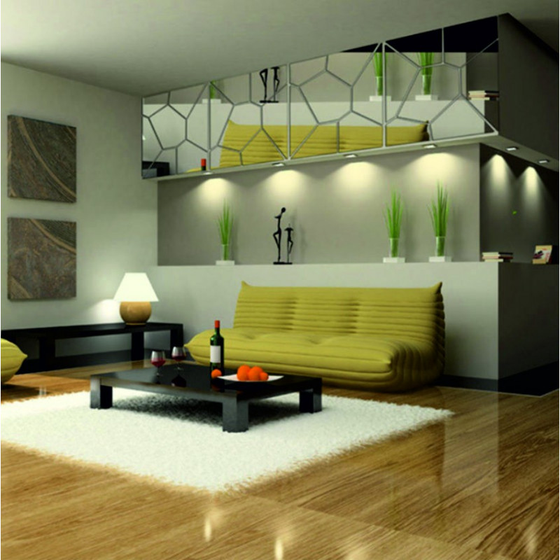 Oglinzi decorative. Autocolante oglinda pe perete ca o imagine sau decor, autocolant 3D acrilic