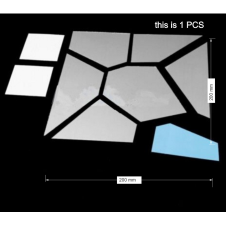 Oglinzi decorative. Autocolante oglindă pentru perete, ca imagine sau decor, autocolant acrilic 3D