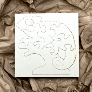 Insert montessori din lemn pentru copii - CAMELEON | SENTOP 2