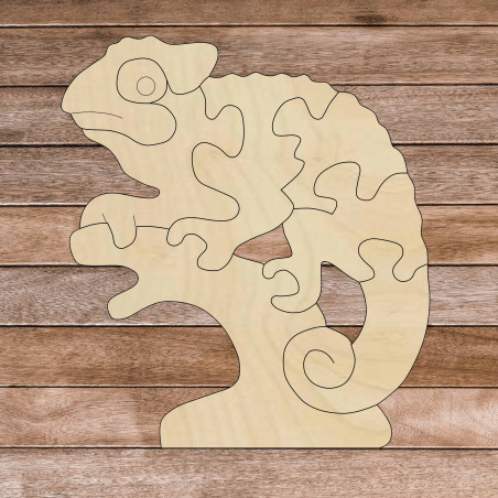 Insert montessori din lemn pentru copii - CAMELEON | SENTOP