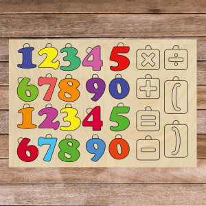 Ajutor senzorial din lemn Montessori - Matematică| SENTOP... 2