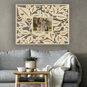 Rama foto din lemn pentru perete - dreptunghi - până la... 2