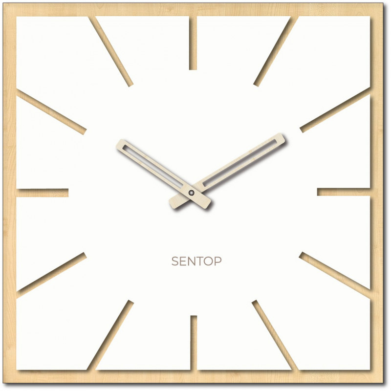 Ceas de perete din lemn de arțar HDF - până la...