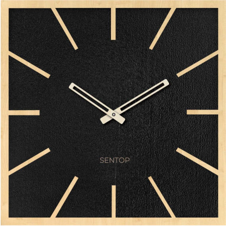 Ceas de perete din lemn de arțar HDF - până la 50 x 50 cm | HDFK022