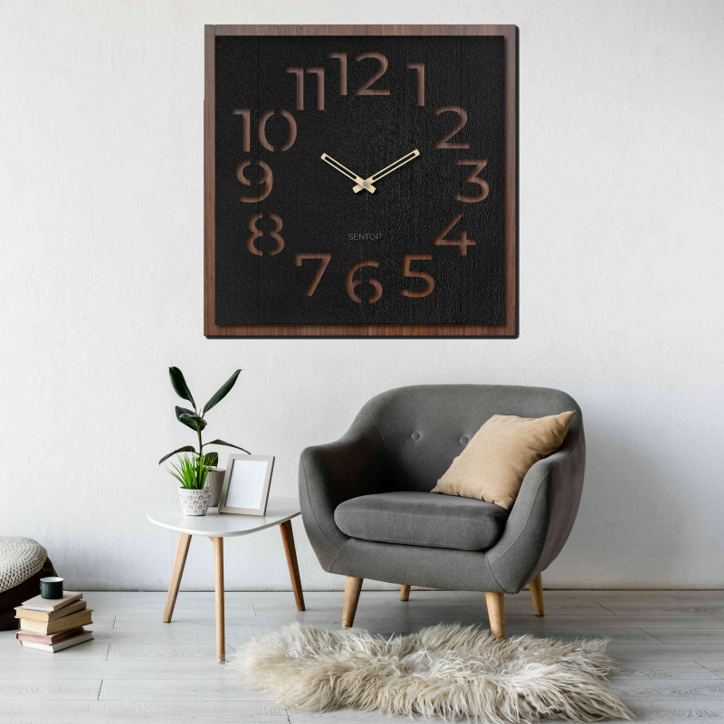 Ceas de perete din lemn - Sentop | HDFK024 |...
