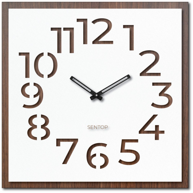 Ceas de perete din lemn - Sentop | HDFK024 |...