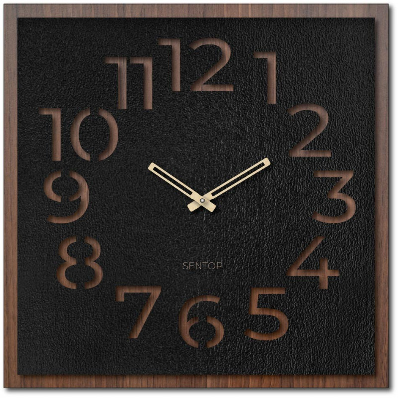 Ceas de perete din lemn - Sentop | HDFK024 |...