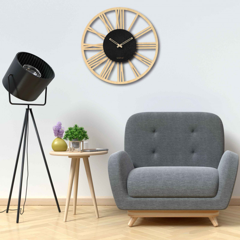 Ceas de perete cu cifre romane - Sentop |...