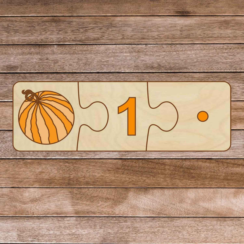 Puzzle din lemn pentru copii - Puzzle cu trei...