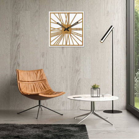 Ceas de perete din lemn - Sentop | HDFK031 | Stejar