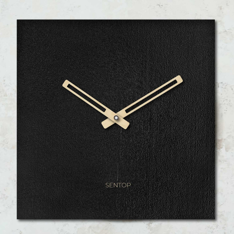 Ceas de perete minimalist - pătrat Sentop...