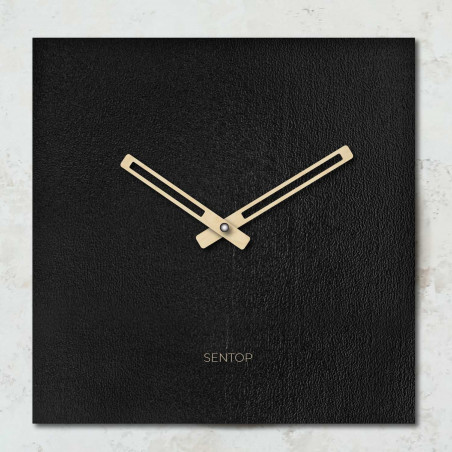 Ceas de perete minimalist - pătrat Sentop HDFK036 | de lemn