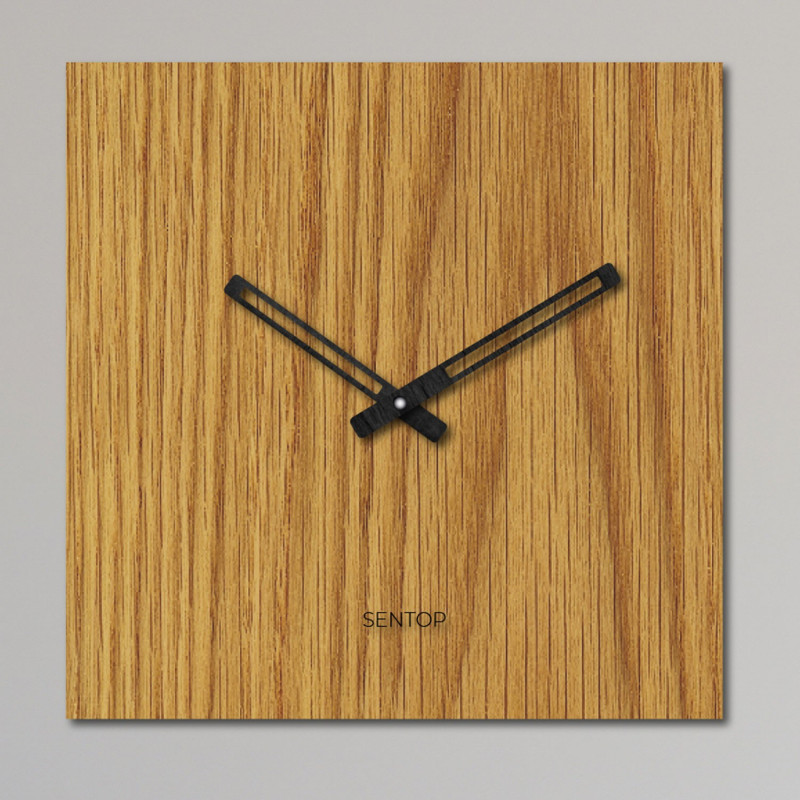 Ceas de perete minimalist - pătrat Sentop...