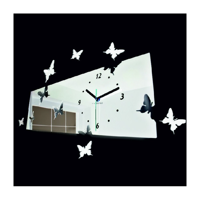 Ceas modern de perete realizat din plexiglas. Tendințe pe ceas de perete ca un cadou. Ceas X-Momo. PMMA