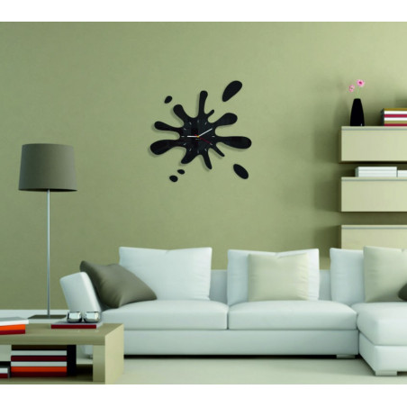 Dimensiunea ceasului de perete X-momo. Ceas de perete cu design realizat din PMMA Dimensiunea ceasului de perete X-momo. Ceas de perete cu design realizat din PMMA