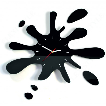 Dimensiunea ceasului de perete X-momo. Ceas de perete cu design realizat din PMMA Dimensiunea ceasului de perete X-momo. Ceas de perete cu design realizat din PMMA