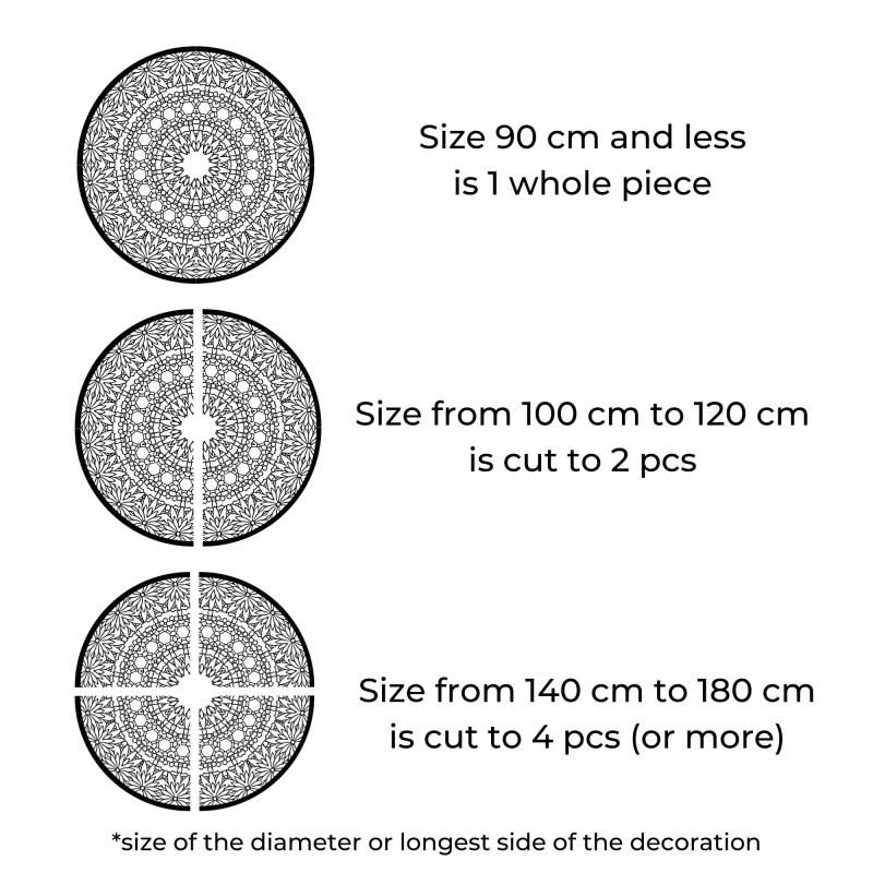 Mandala elegantă din lemn - decorațiuni de...
