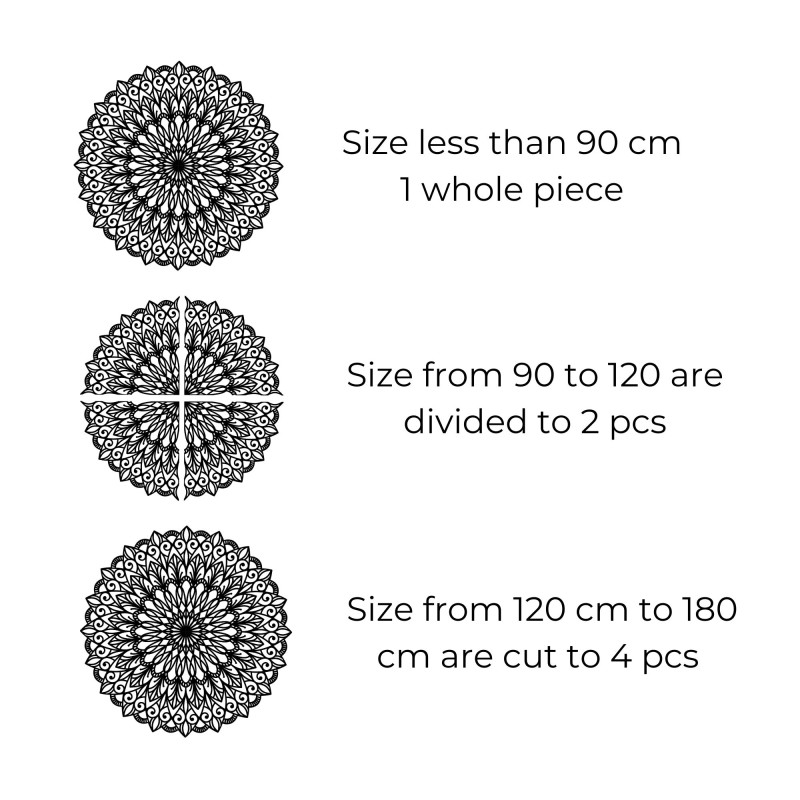 Mandala din lemn pentru perete - Decorațiune...