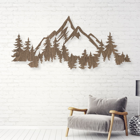 Decorațiuni din lemn din munți și păduri, decorațiuni de perete Decorațiuni din lemn din munți și păduri, decorațiuni de perete