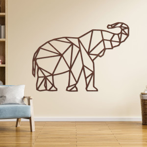 Geometric perete pictura elefant - MALRVIN 2