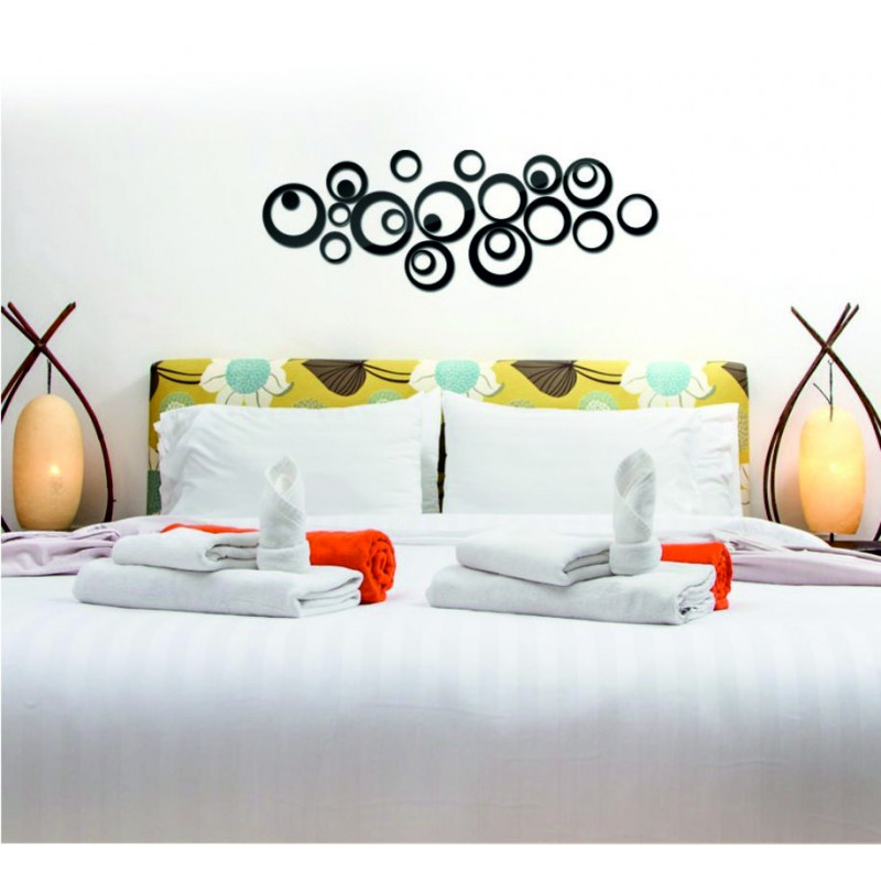 Oglinzi decorative. Autocolante oglinda pe perete ca o imagine sau decor, autocolant 3D acrilic