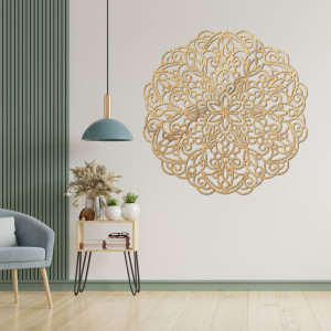 Mandala din lemn, pictură murală - TERRONS 2