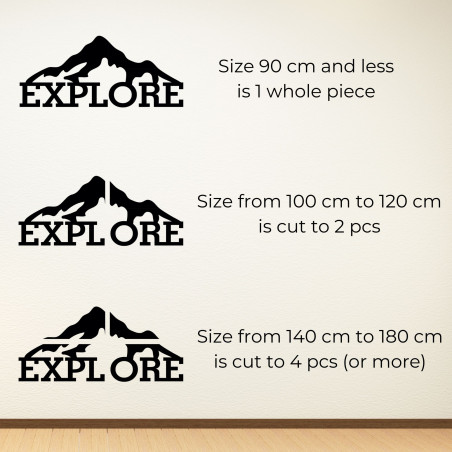 Imagine sculptată în lemn a unui munte - JAMMONY