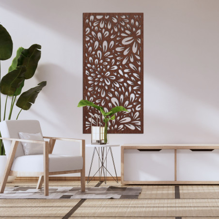 Tablou abstract cu flori pe perete - PINIIA