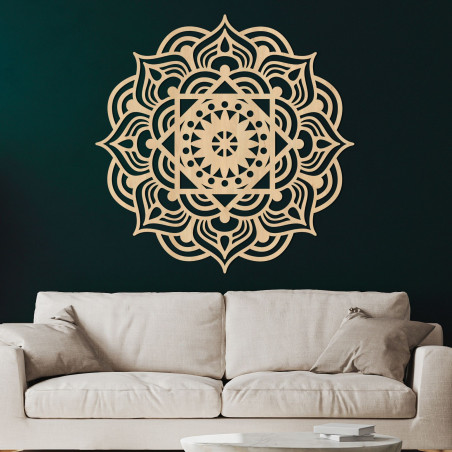 Pictură murală orientală mandala din lemn - SYMMETRY Pictură murală orientală mandala din lemn - SYMMETRY