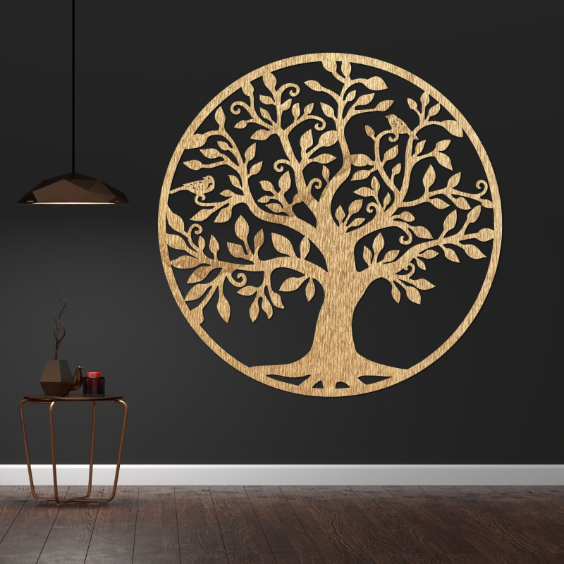 Decor din lemn copac de viață