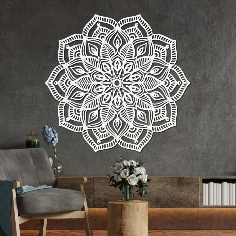 Decor de perete de lux floare de pace - OUCSENN