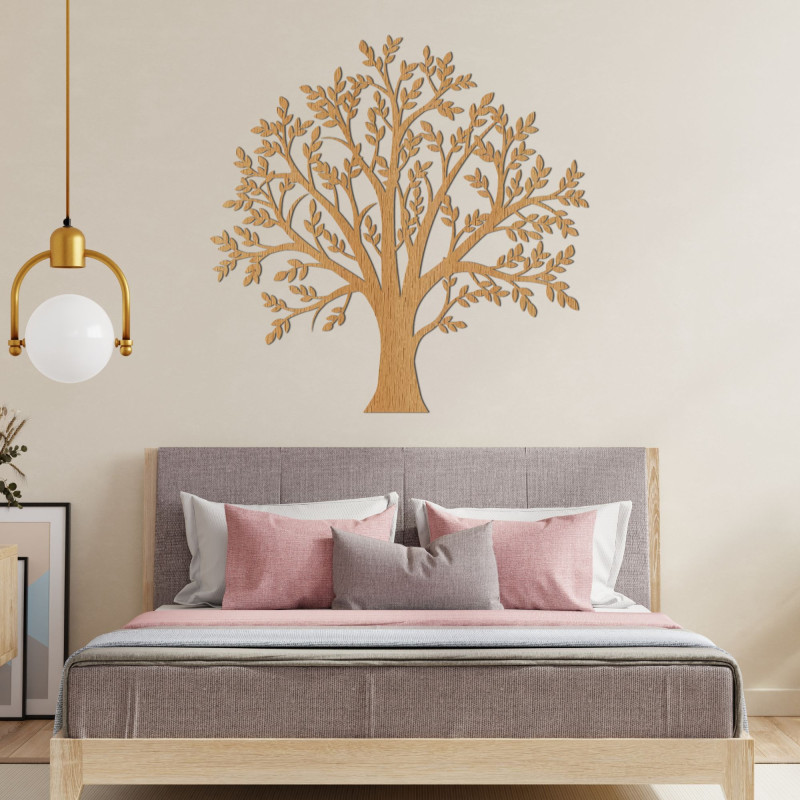 Decor din lemn sculptat copac de familie - FAMILIAE
