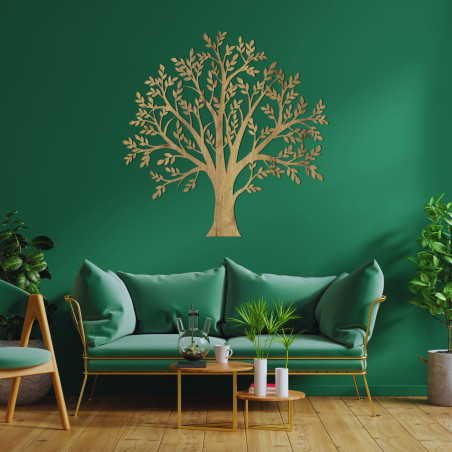 Decor din lemn sculptat copac de familie - FAMILIAE